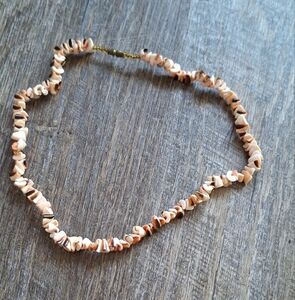 Vintage Puka Shell Beaded Necklace